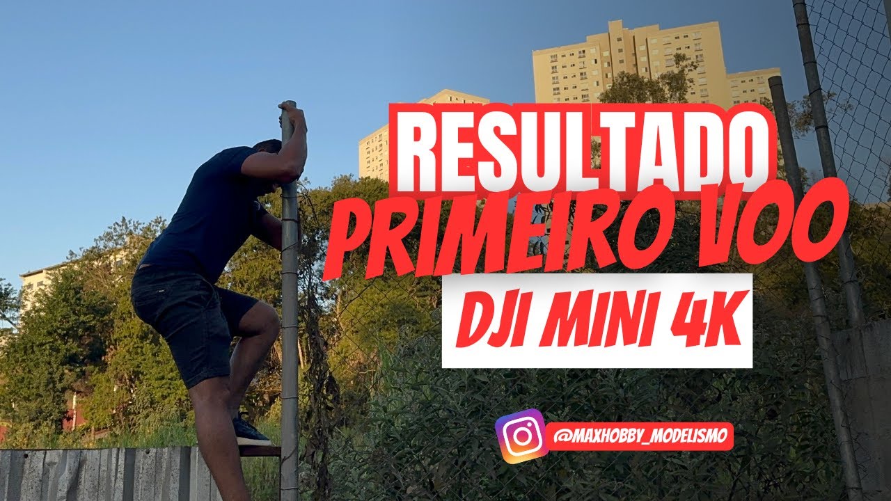 DJI Mini 4K com longo alcance falhou Drone pousou na volta