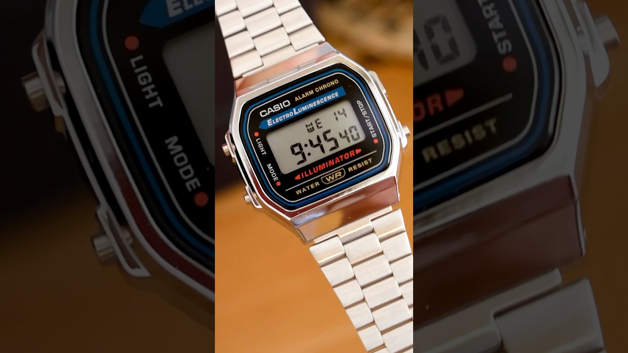 Retro vibes & iconic design. The Casio A168W hits different. #casio #casiowatch #retro