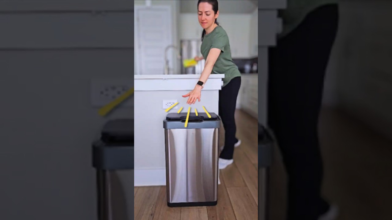 The BEST Automatic Trash Can - Touchless Motion Sensor Kitchen Garbage Review