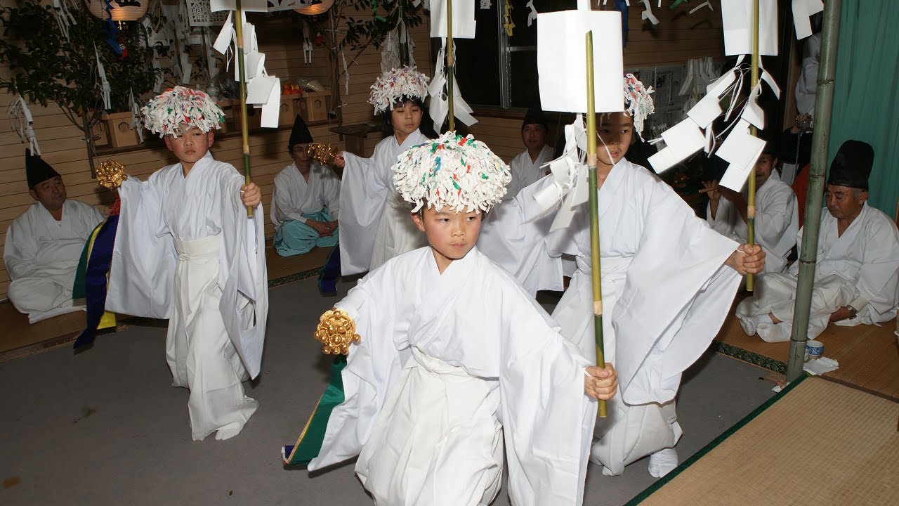 国指定 重要無形民俗文化財 椎葉神楽 大河内神楽(おおかわちかぐら)※15分版