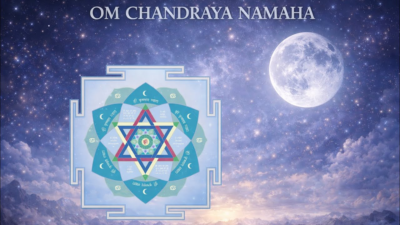 Мантра ЛУНЕ 108 раз. Moon Mantra 108 times. Om Chandraya Namaha