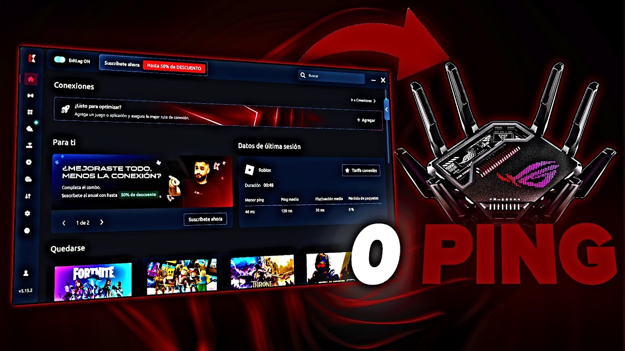 El SECRETO para REDUCIR DRÁSTICAMENTE el PING con EXITLAG (0 PING) 📈🔥