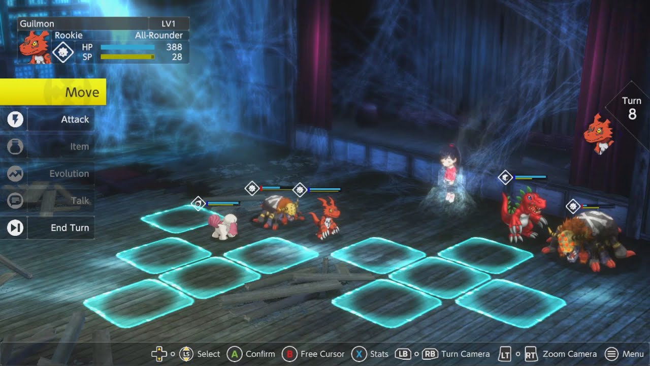 Digimon Survive Dokugumon Boss Battle