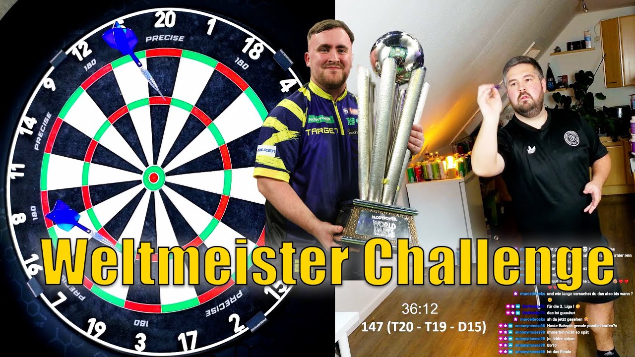 WELTMEISTER CHECKOUT CHALLENGE - Ich muss Luke Littlers WM Finish checken
