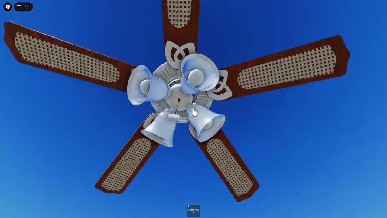 Roblox Ceiling Fans on a Ceiling Fan Running On All Speeds