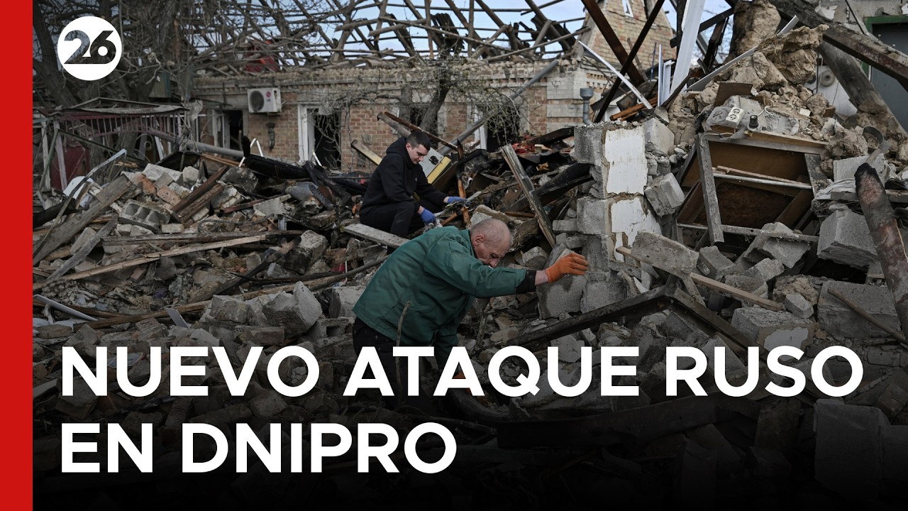 🇷🇺 RUSIA BOMBARDEA UCRANIA ANTES DE LA TREGUA | Dos muertos y tres heridos en Dnipro
