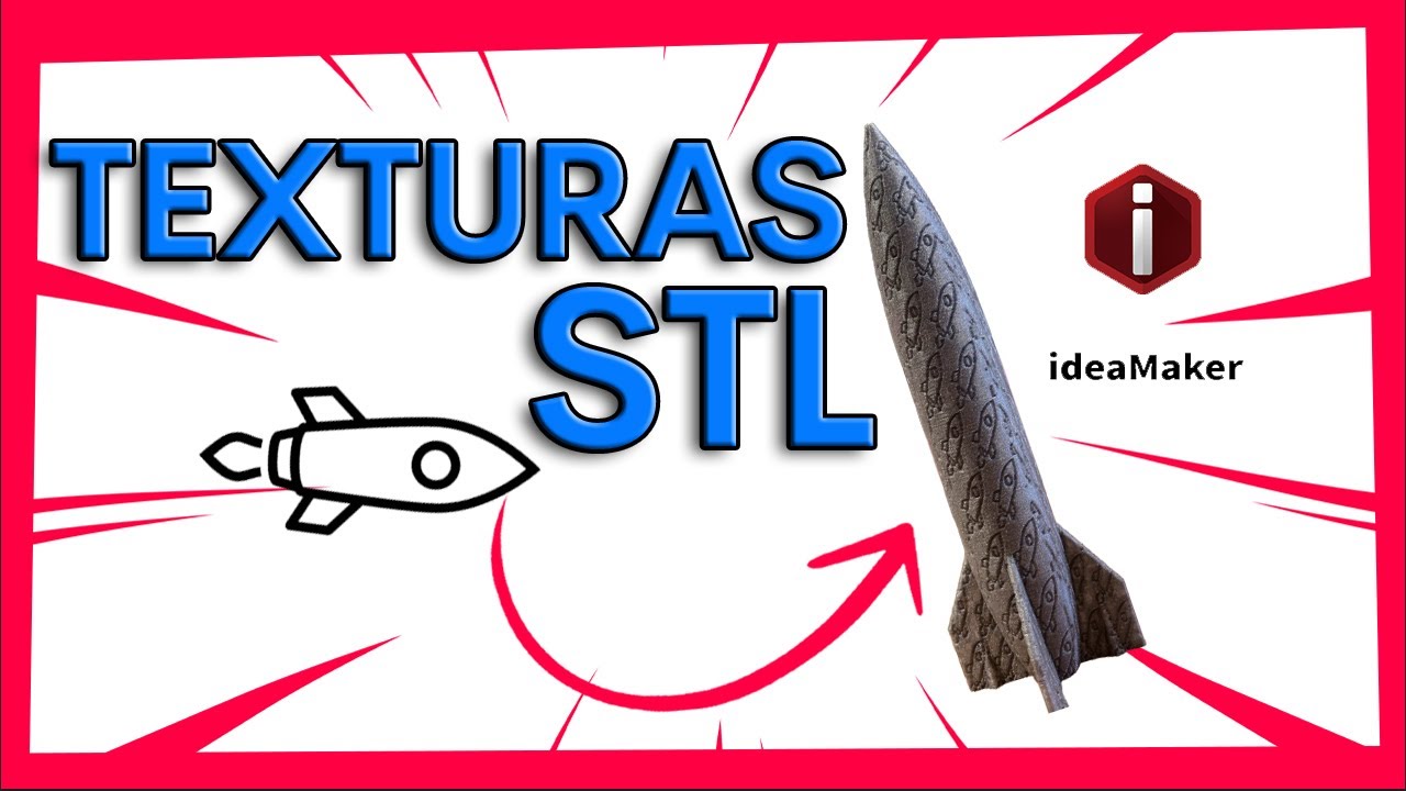 🔥 Cómo aplicar TEXTURAS 3D a un archivo STL con Ideamaker