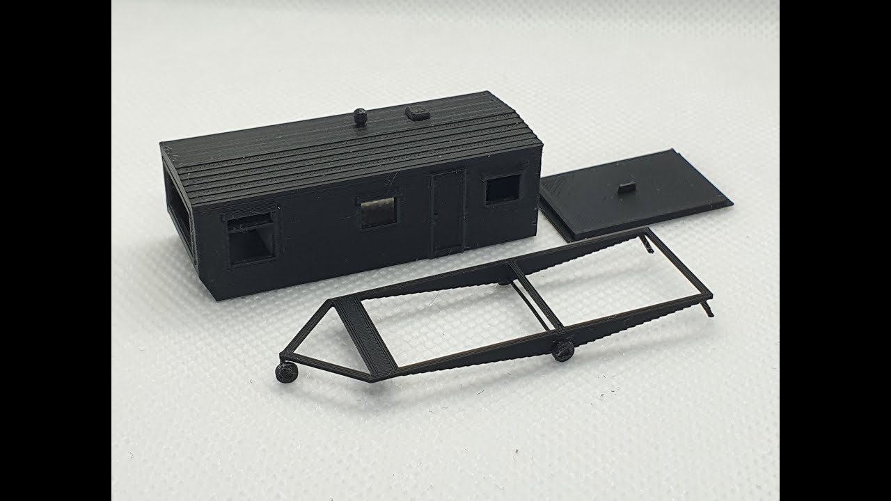 How To Build The N Gauge Static Caravan Kit