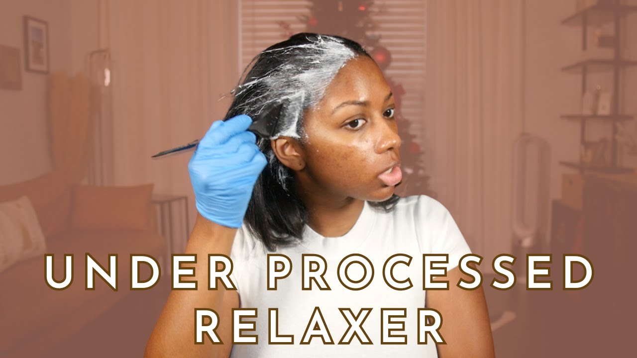 I Under Processed My Relaxer! | 3 Month Relaxer Retouch | Niara Alexis