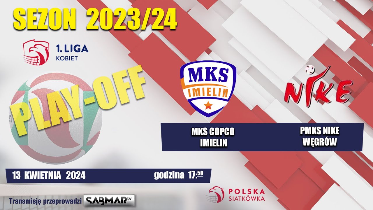1. Liga Kobiet:  Play - Off Runda 2 -  MKS COPCO Imielin - PMKS Nike Węgrów