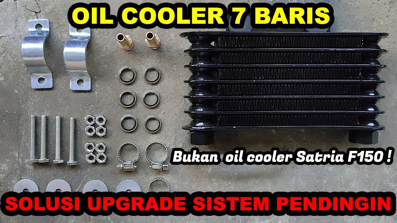REVIEW OIL COOLER MOTOR UNIVERSAL | 7 ROW BIG UNIVERSAL MOTORCYCLE ATV ENGINE OIL COOLER 125CC-250CC
