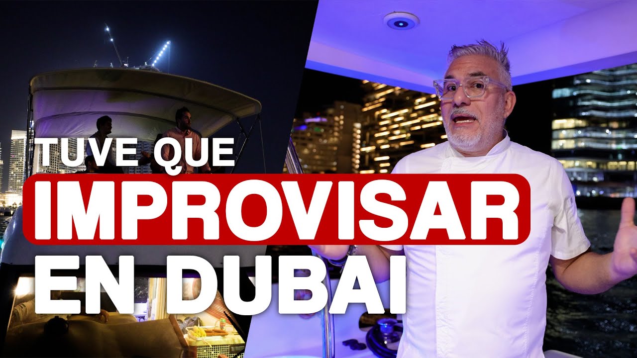 La verdad de cocinar en un yate de lujo en Dubai
