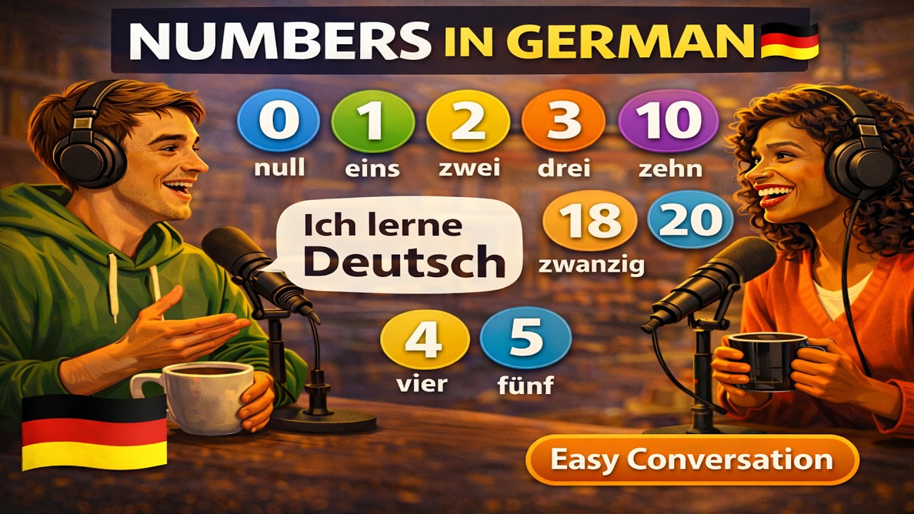 Learn German Numbers 1-100 | German for Beginners A1-A2 | GermanChatsEasy