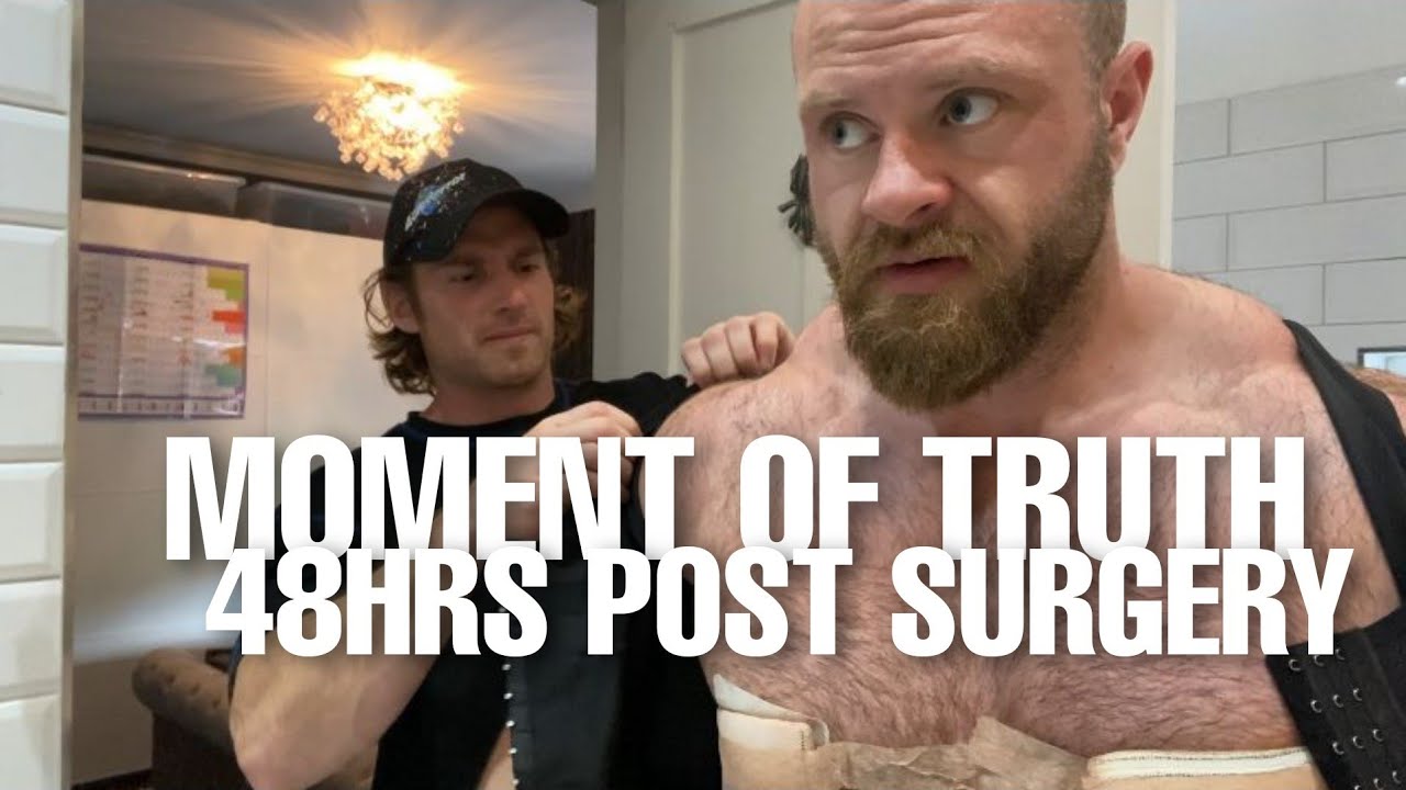 CHECKING MY CHEST FOR THE FIRST TIME POST GYNO SUGERY (48HRS LATER)
