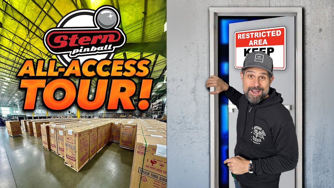 Эксклюзив: экскурсия по заводу Stern Pinball All Access!