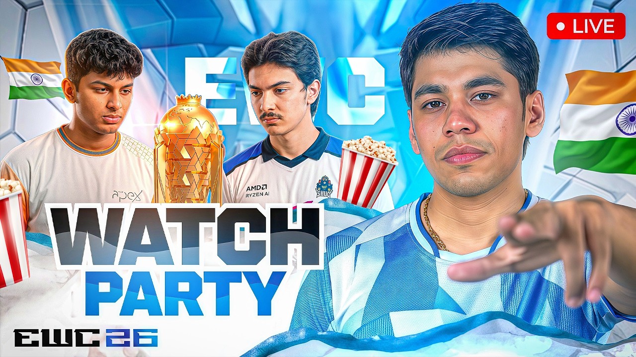 🔴[Live] Trophy Coming🏆EWC FREE FIRE MAX Watchparty🔥🇮🇳 -  #ungraduategamer #S8UL #totalgaming #apex