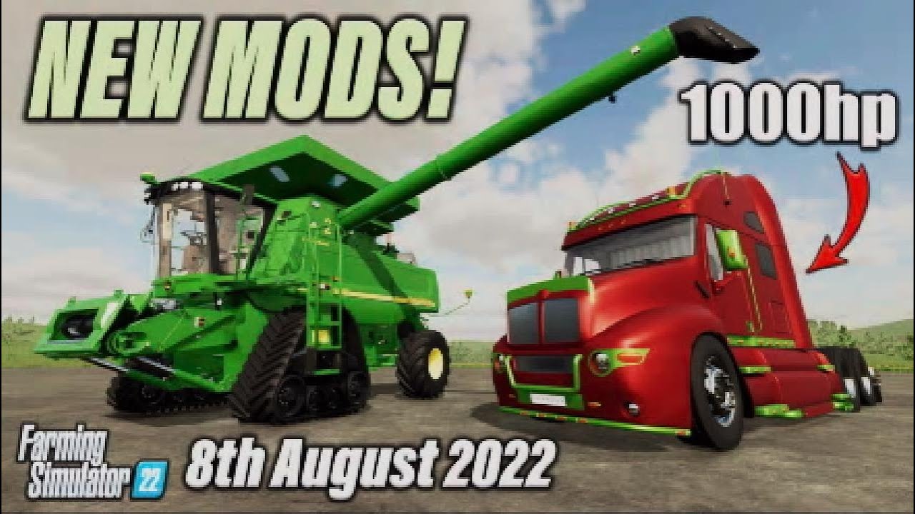 FS22 | NEW MODS! | (Review) Farming Simulator 22 | PS5 | 8th Aug 2022.