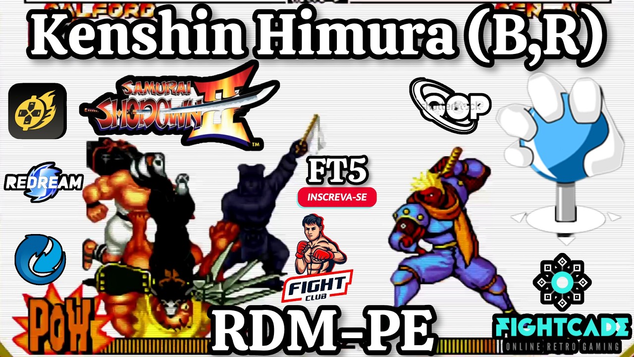 Samurai Shodown II✅RANK((B)).Kenshin Himura (B,R).🆚RDM-PE.((B))-FT5-Fightcade2▶️ONLINE🔴LUTA🥉TENSA💥