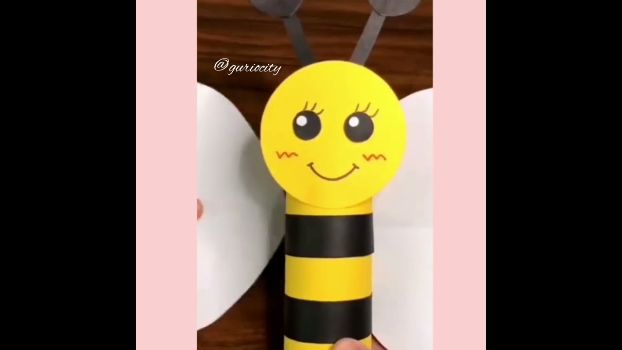 How to make a 3D honeybee #shorts #youtubeshorts #diy