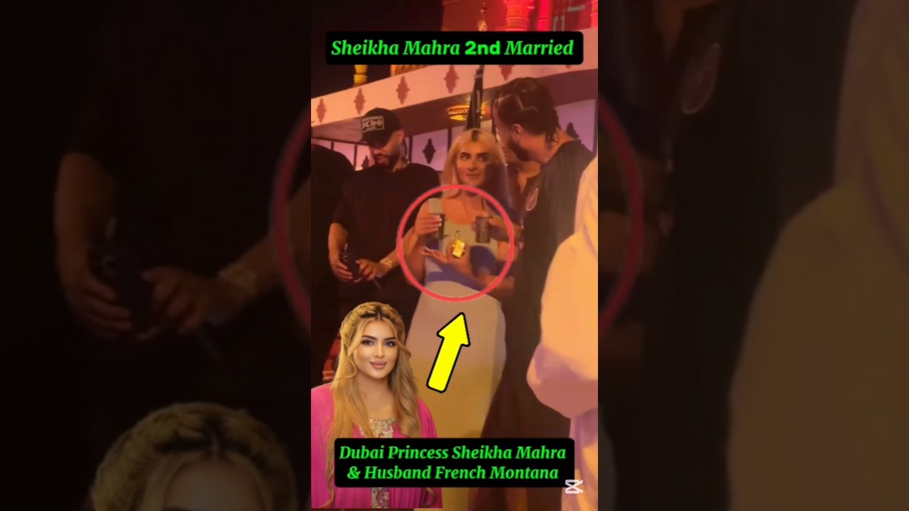 Dubai Royal Family|Dubai Princess Sheikha Mahra & husband french Montana#lifestyle#ytshorts#love