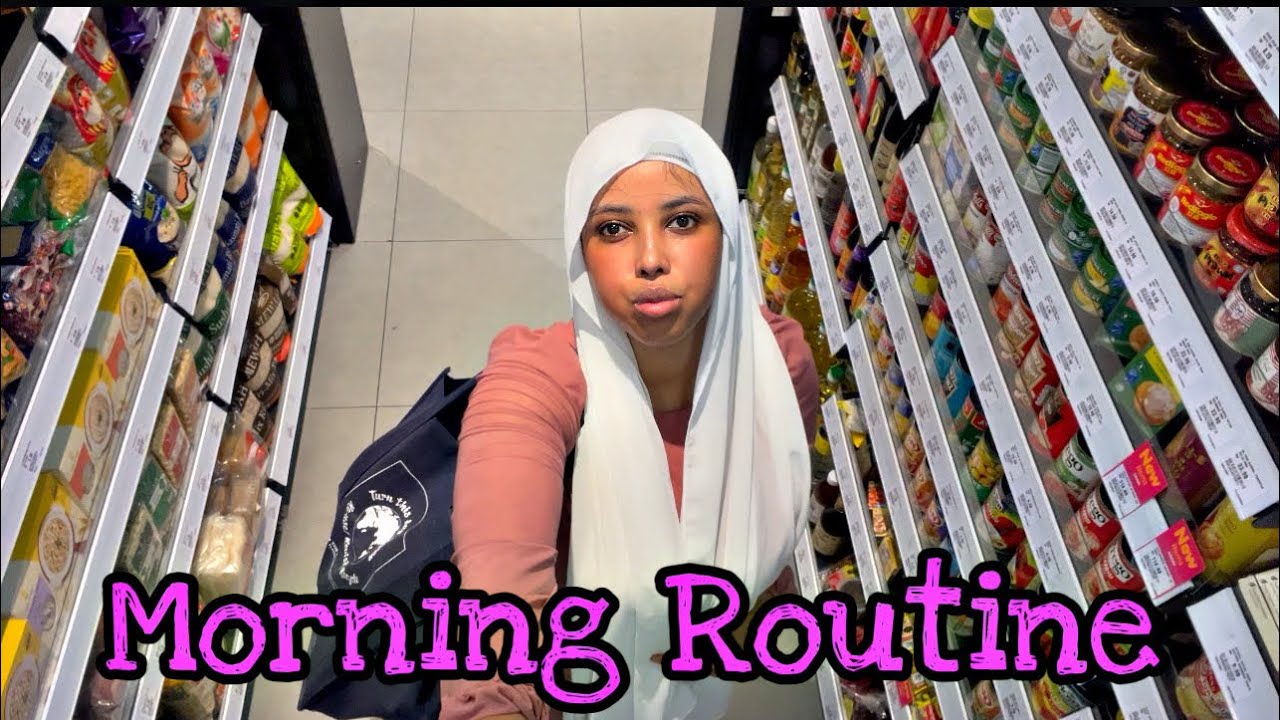 ROUTINE GIRL 💕maalinkayga cadiga burger 🍔sameeyay m.a 😋