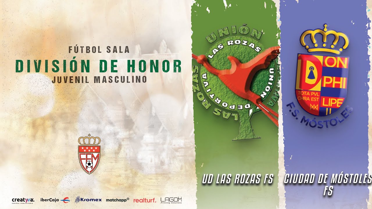 UD Las Rozas FS vs Ciudad de Móstoles FS | División de Honor Juvenil Masculino | Fútbol Sala
