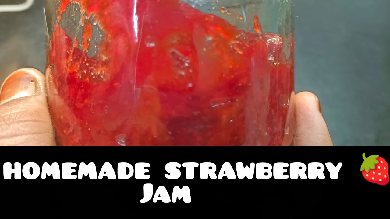 Homemade strawberry 🍓 Jam #Jam #trending #viral #views #video #trendingvideo #asmr 