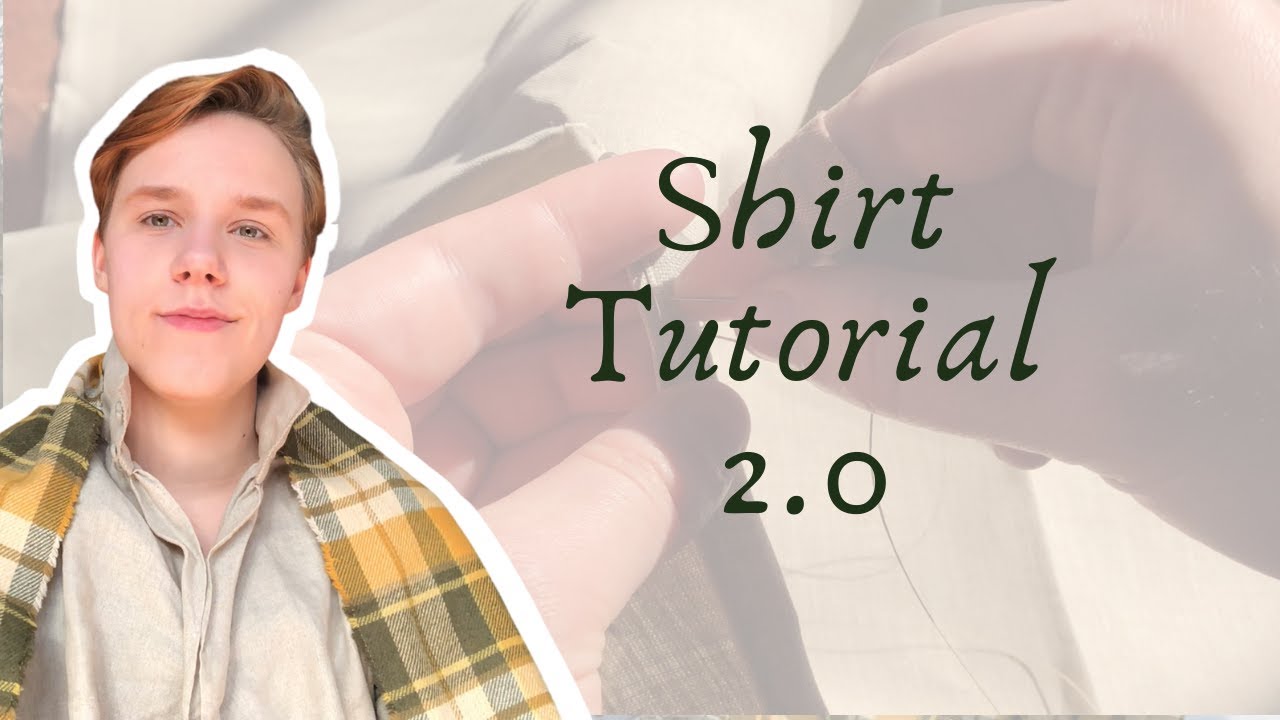 Sewing an Eighteenth Century Shirt ‖ Poet/Pirate Shirt Tutorial