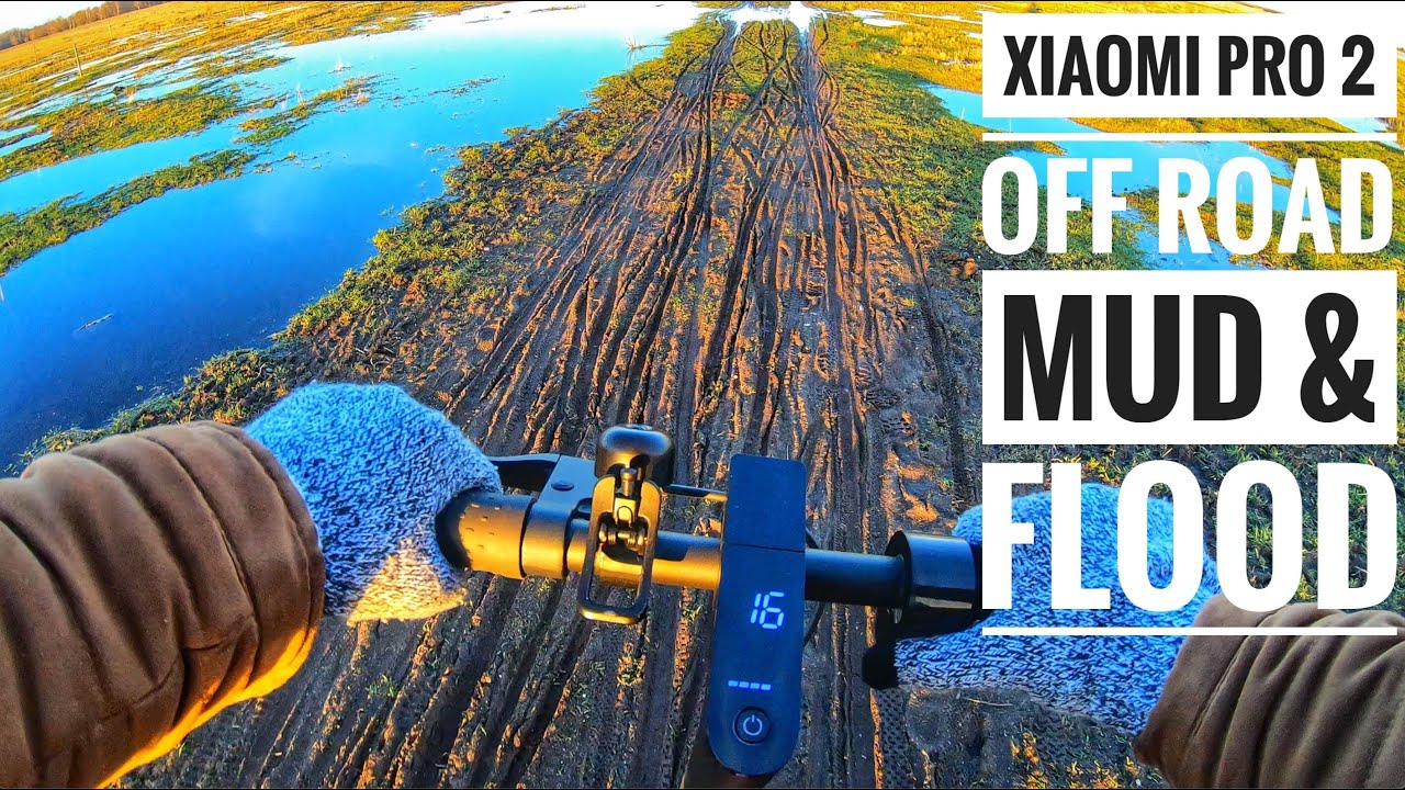 Xiaomi Pro 2 Off Road | Mud & Water | Electric Scooter Long Range | Denmark Copenhagen | 4K