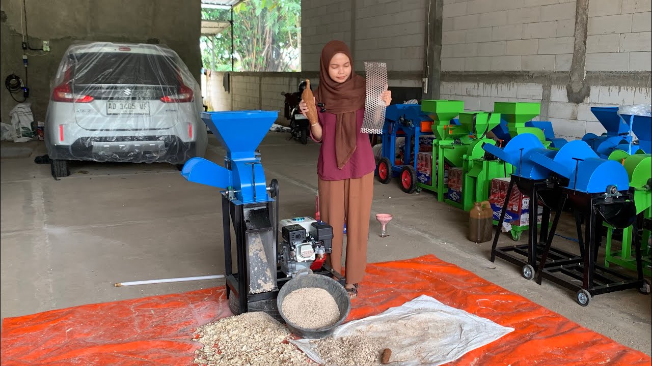 CACAH SINGKONG BASAH SEKALIGUS GILING GAPLEK DENGAN MESIN COPER MULTIFUNGSI CM1000 #mesincacahrumput