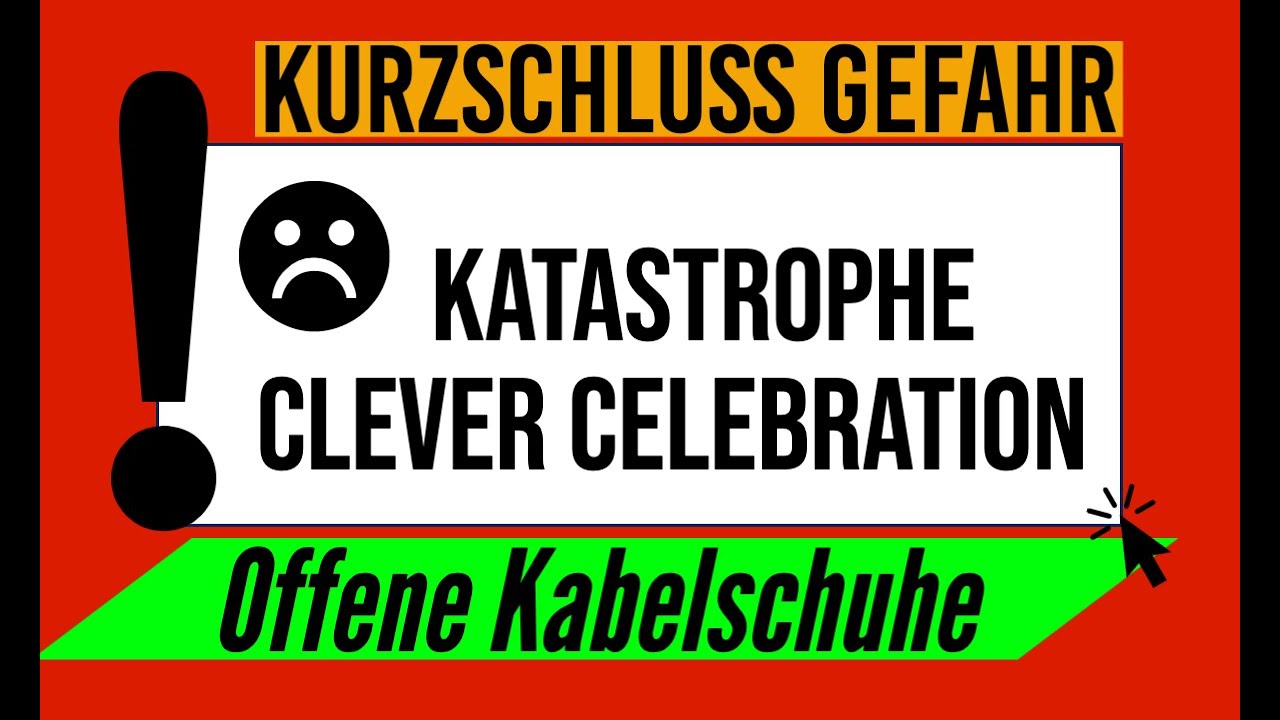 Clever Celebration M&auml;ngel Teil 4 offene Kabelschuh Kabel