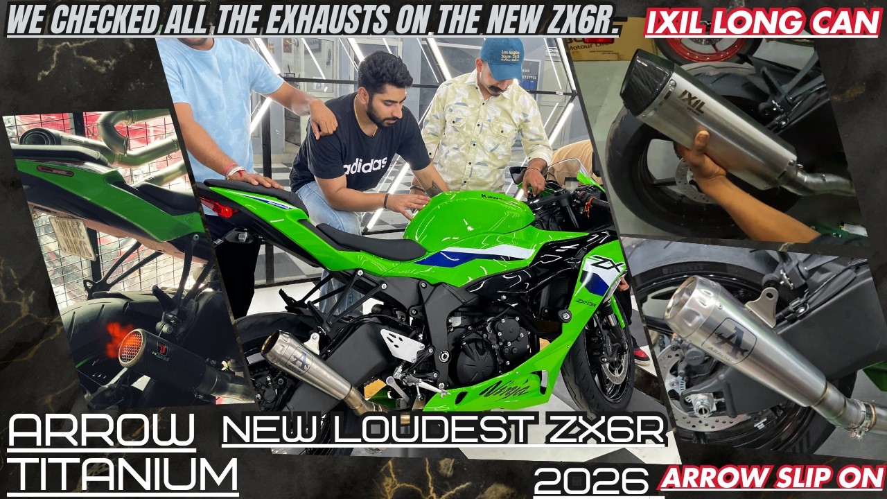 INDIA'S FIRST 2026 ZX6R with the LOUDEST Arrow Titanium Exhaust💥 | INSANE SOUND🔥