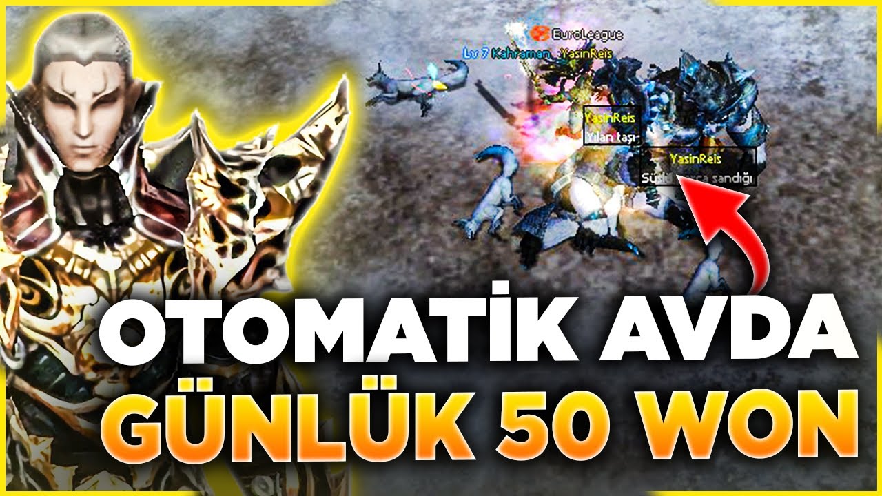 SADECE UYUYARAK GÜNLÜK 50 WON! 🤑 | Metin2 Zephyr#21