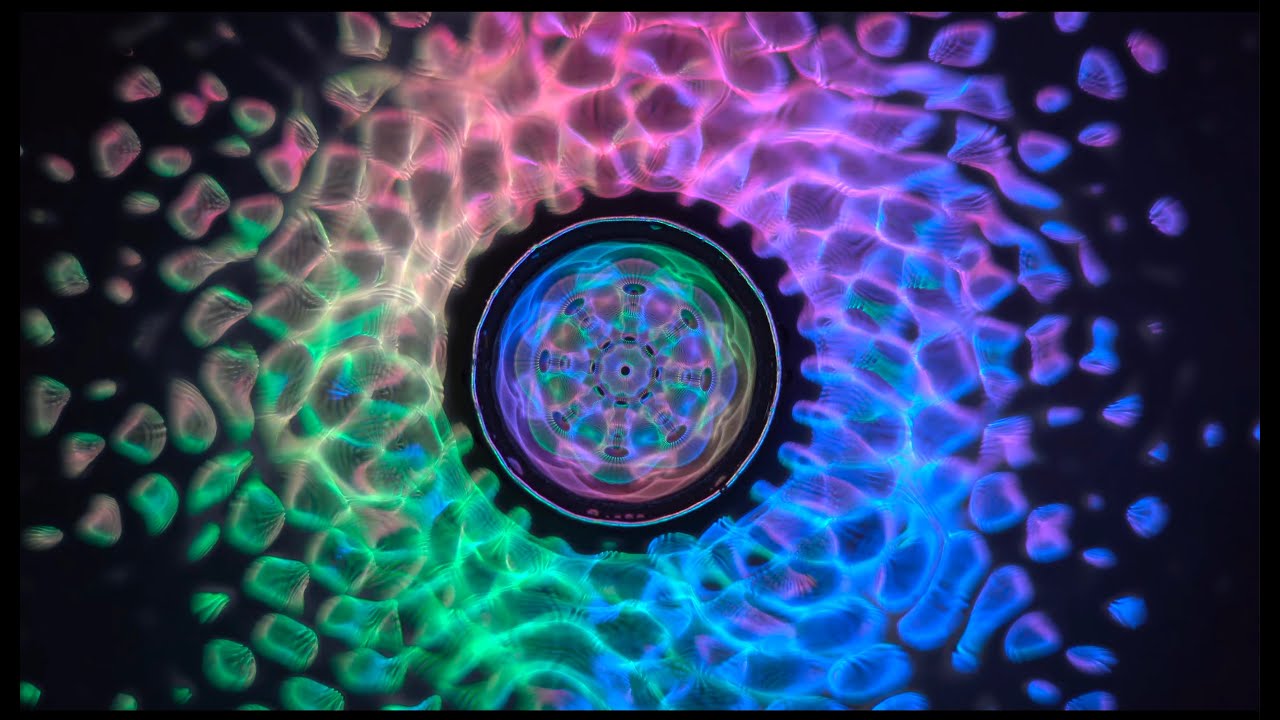 Kymat Sonic Bloom - Cymatics | Sound Become Visible in a Water-sound Installation
