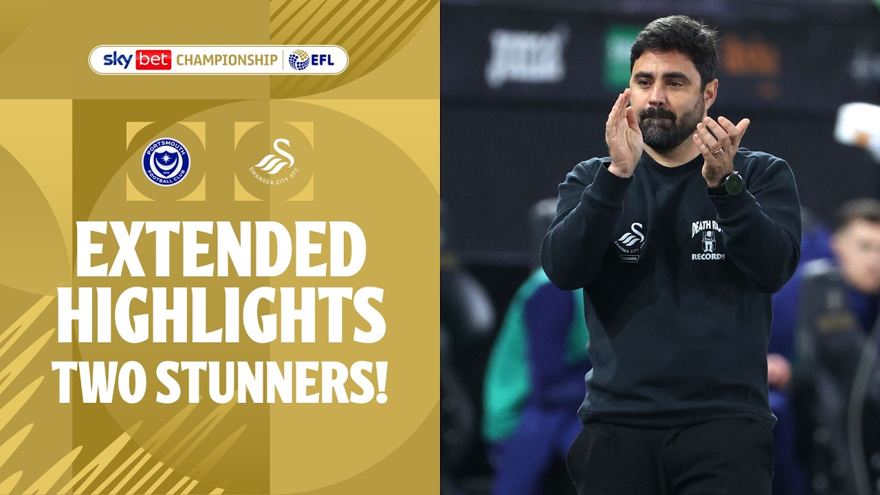 TWO STUNNERS! | Portsmouth v Swansea City Extended Highlights