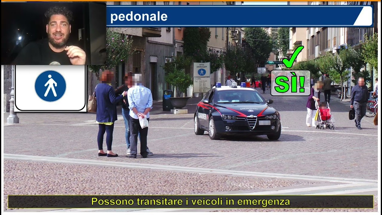Area pedonale (Patente B)