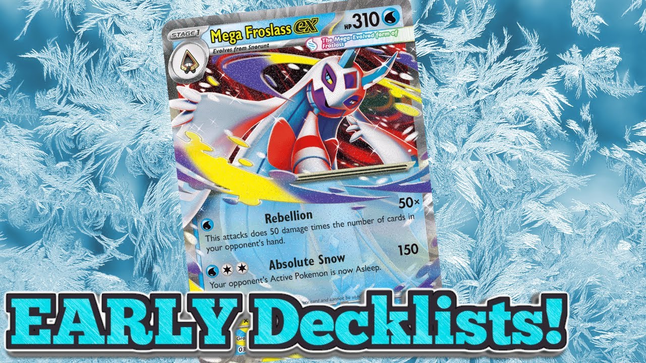 Ранние списки колоды Mega Froslass EX!