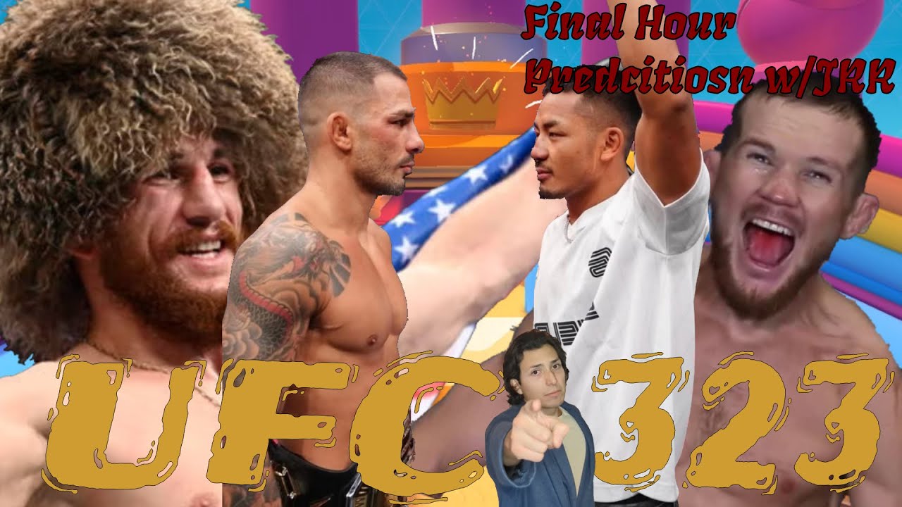 UFC 323 Merab and Pantoja Become GOATS?! Predictions and Breakdowns For Entire Card with JRR!!!