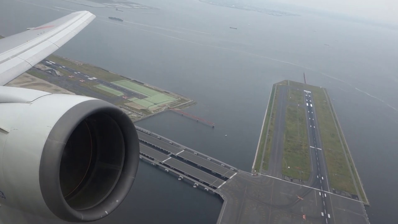 B767のCF6エンジン音が心地よい離陸(ANA)