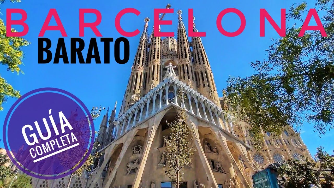 🇪🇦 BARCELONA España MUY BARATO 😱🔥 Guía completa 2 días | Qué hacer | Qué comer | Dónde hospedarse