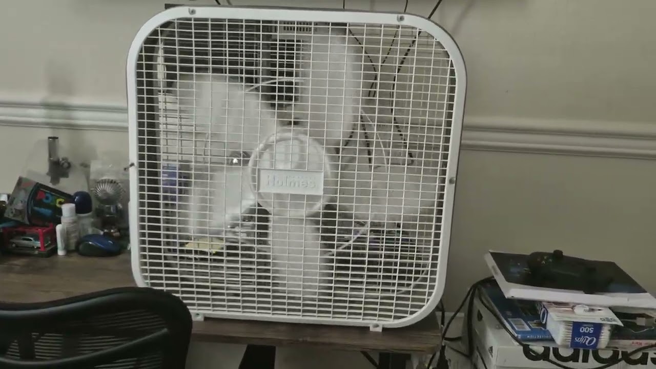 2018 Holmes Box Fan (POOR CONDITION, PRE-RESTORATION VIDEO)