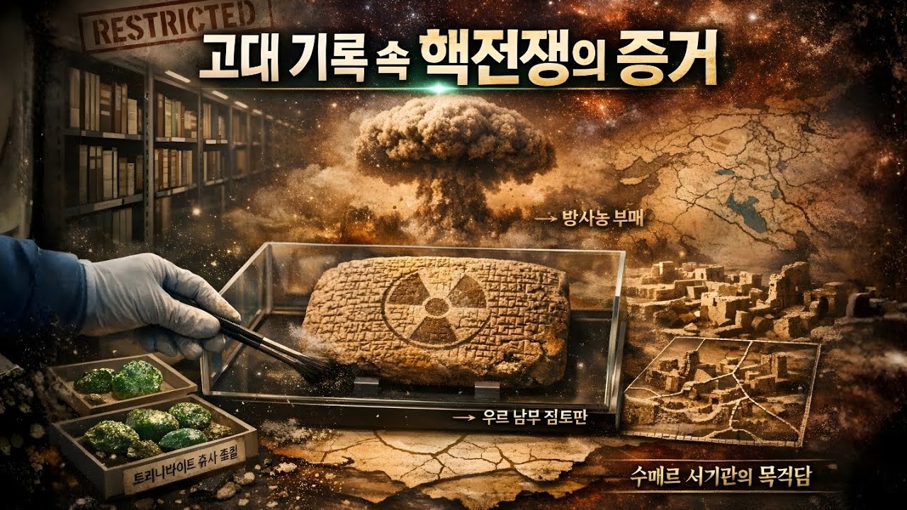 고대 핵전쟁: 수메르 기록 속 소돔과 고모라의 파괴 | 잠들기 위한 역사 다큐멘터리