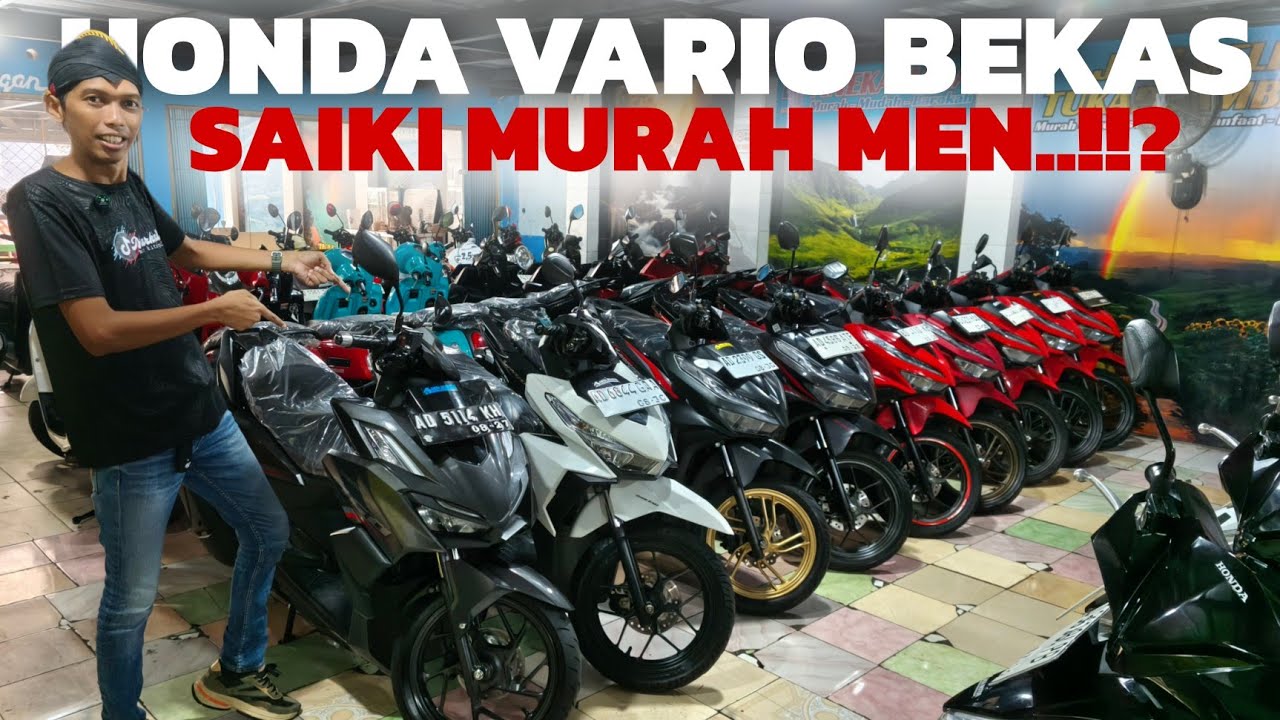 VARIO BEKAS, SEKARANG SEMURAH APA!? KITA CEK HARGANYA - motor bekas murah - ANEKA JASA MOTOR SOLO 