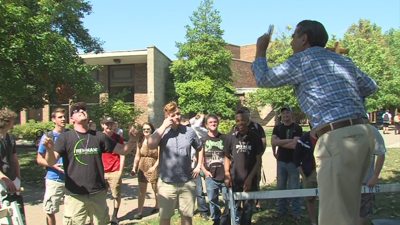 Preacher on Indiana State University's campus sparks big debate