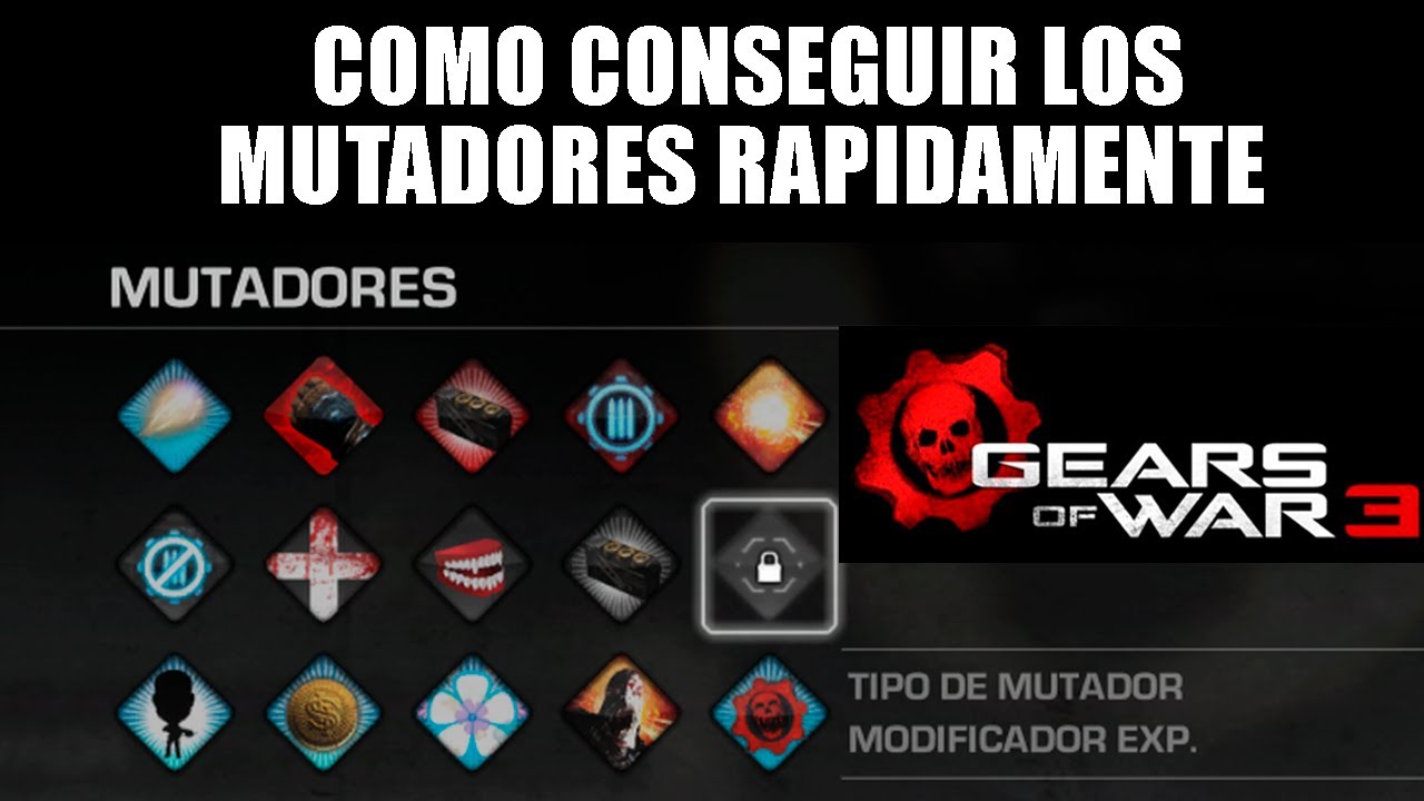 Gears Of War 3: Como conseguir todos los MUTADORES rápidamente.