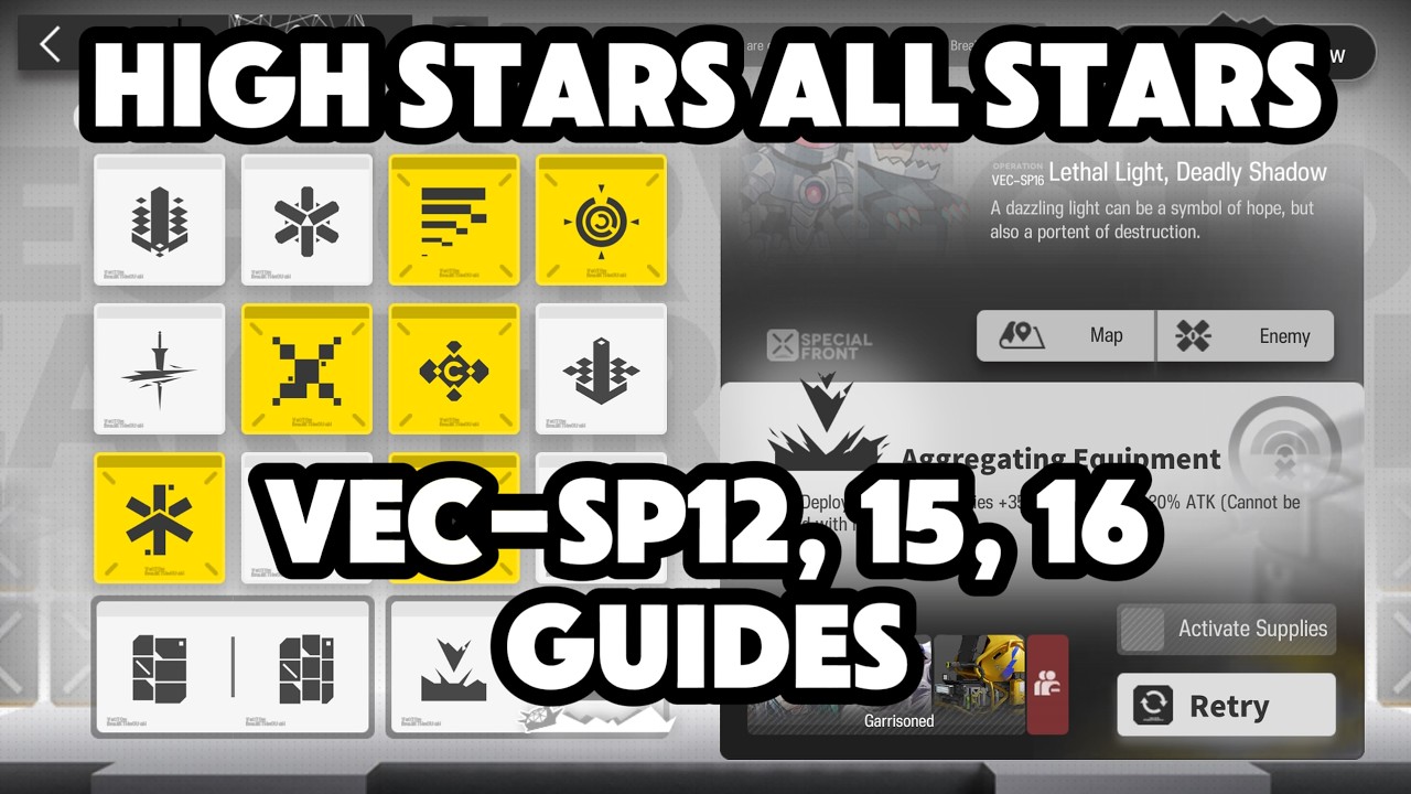 【Arknights】VB#2 VEC-SP12, 15, 16 Easy Guides