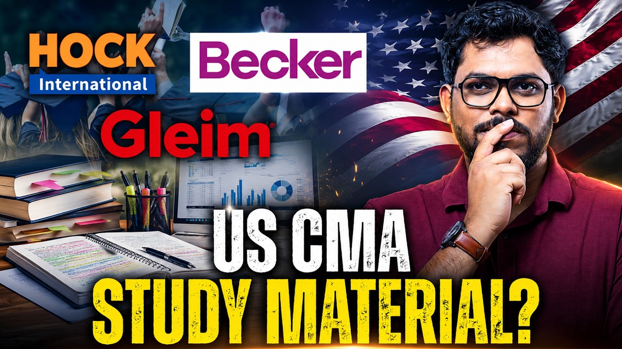 US CMA Study Material Nobody Talks About | Hock vs Gleim vs Becker