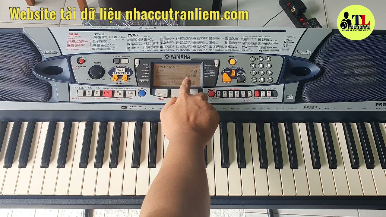 Hướng dẫn sử dụng Yamaha PSR 280