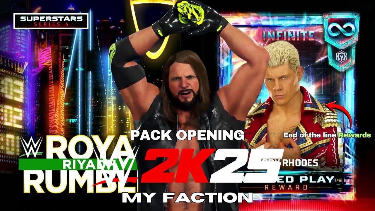 WWE 2K25: MY FACTION (ROYAL RUMBLE RIYADH PACKS) Gameplay (PS5)