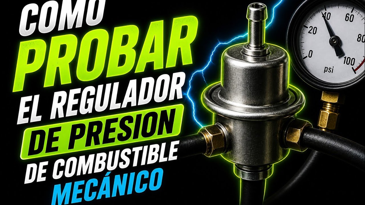 COMO PROBAR EL REGULADOR DE PRESION DE COMBUSTIBLE MECANICO
